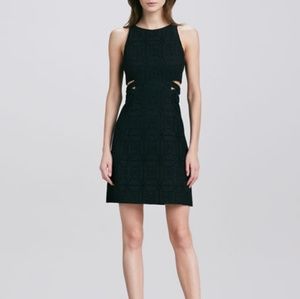 Nanette Lepore Black Cutout Mediterranean Dress
